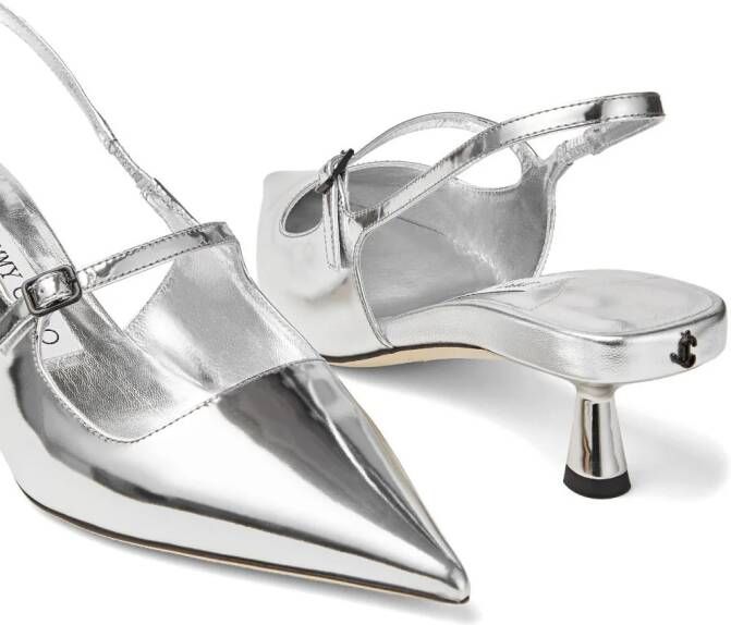 Jimmy Choo Lakleren pumps Zilver