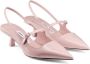 Jimmy Choo Didi 45mm slingback sandalen Roze - Thumbnail 2