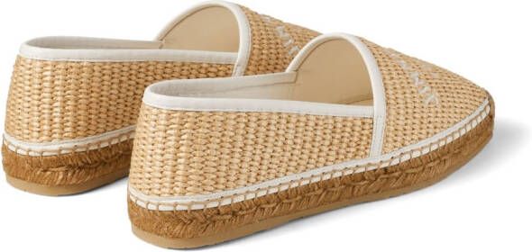 Jimmy Choo Dru raffia espadrilles Beige