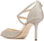 Jimmy Choo Emsy sandalen met glitter Zilver - Thumbnail 2