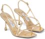 Jimmy Choo Etana 80 sandalen Goud - Thumbnail 2