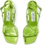 Jimmy Choo Etana 80 sandalen Groen - Thumbnail 4