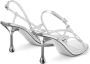 Jimmy Choo Etana 80 mm sandalen Zilver - Thumbnail 3