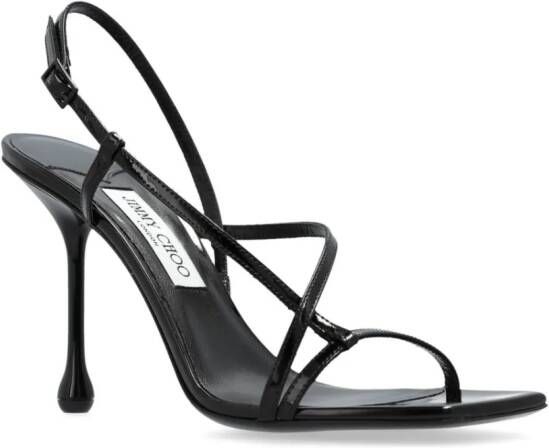 Jimmy Choo Etana 95 sandalen Zwart