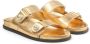 Jimmy Choo Fayence leren sandalen Goud - Thumbnail 2