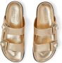 Jimmy Choo Fayence leren sandalen Goud - Thumbnail 4