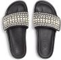 Jimmy Choo Slides with Pearls Zwart Dames - Thumbnail 3