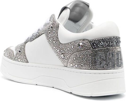 Jimmy Choo Florent leren sneakers Wit