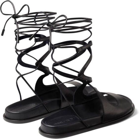 Jimmy Choo Gladiator sandalen Zwart