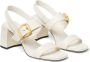 Jimmy Choo Hawke 70 mm sandalen met gesp Wit - Thumbnail 2