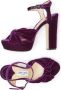 Jimmy Choo Heloise sandalen met plateauzool Paars - Thumbnail 4