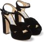 Jimmy Choo Heloise sandalen met plateauzool Zwart - Thumbnail 2