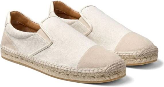 Jimmy Choo Ivan canvas espadrilles Wit