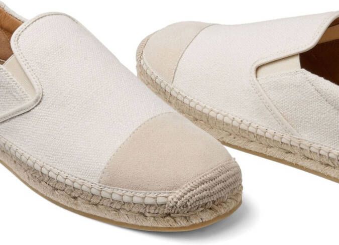 Jimmy Choo Ivan canvas espadrilles Wit