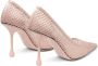 Jimmy Choo Ixia 95 mm satijnen pumps Roze - Thumbnail 3