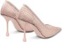 Jimmy Choo Ixia 95 mm satijnen pumps Roze - Thumbnail 3