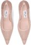 Jimmy Choo Ixia 95 mm satijnen pumps Roze - Thumbnail 4