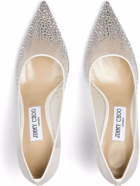 Jimmy Choo Love 85 mm pumps Wit