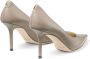 Jimmy Choo Liefde leren stiletto pumps Beige Dames - Thumbnail 9