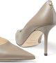 Jimmy Choo Liefde leren stiletto pumps Beige Dames - Thumbnail 11