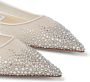 Jimmy Choo Love ballerina's verfraaid met kristallen Wit - Thumbnail 4