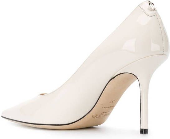 Jimmy Choo Love lakleren pumps Wit