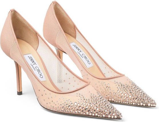 Jimmy Choo Love pumps verfraaid met kristallen Roze