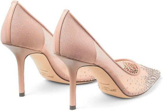 Jimmy Choo Love pumps verfraaid met kristallen Roze