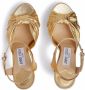 Jimmy Choo Metallic sandalen Goud - Thumbnail 3