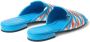 Jimmy Choo Nako slippers met print Blauw - Thumbnail 3