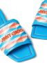 Jimmy Choo Nako slippers met print Blauw - Thumbnail 5