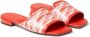 Jimmy Choo Nako slippers met print Rood - Thumbnail 2