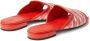 Jimmy Choo Nako slippers met print Rood - Thumbnail 3