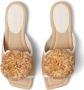 Jimmy Choo Nako muiltjes met pompon Beige - Thumbnail 5