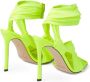 Jimmy Choo Neoma 110 sandalen met wikkelband Groen - Thumbnail 9