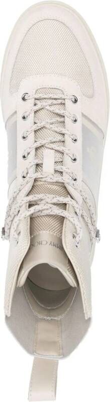 Jimmy Choo Normandy leren laarzen Beige