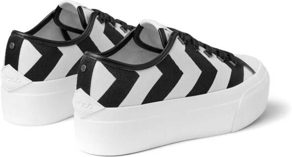 Jimmy Choo Palma Maxi sneakers met geometrische print Wit