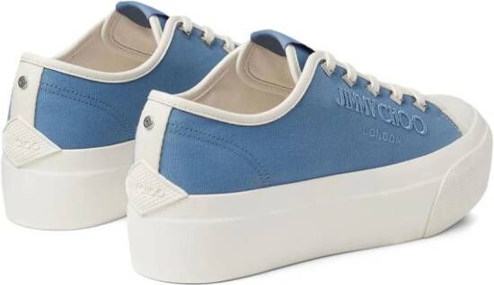 Jimmy Choo Palma Maxi F sneakers met plateauzool Blauw