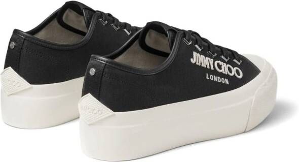 Jimmy Choo Palma Maxi F sneakers met plateauzool Zwart