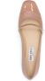 Jimmy Choo Leren ballerina's Beige - Thumbnail 4