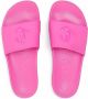 Jimmy Choo Port slippers met logopatch Roze - Thumbnail 3