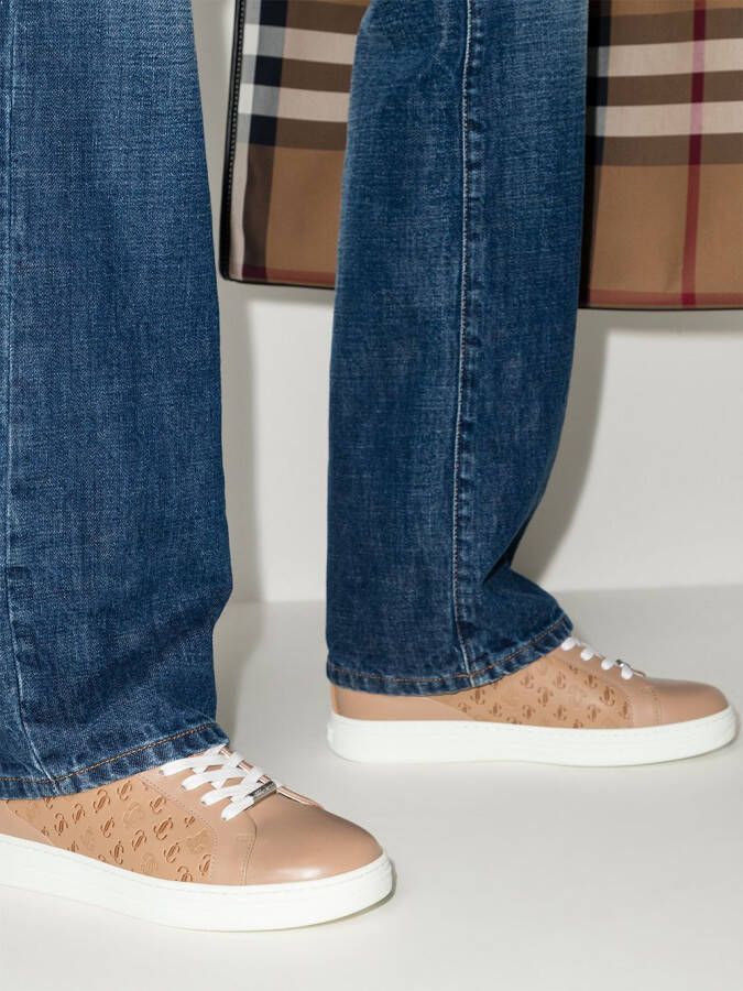 Jimmy Choo Rome sneakers met jacquard Beige