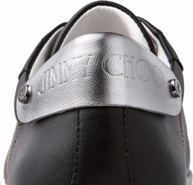 Jimmy Choo Rome M leren sneakers Zwart