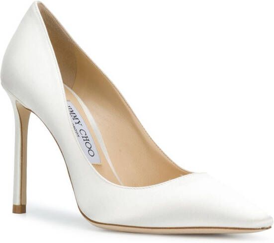 Jimmy Choo Romy 100 pumps Wit