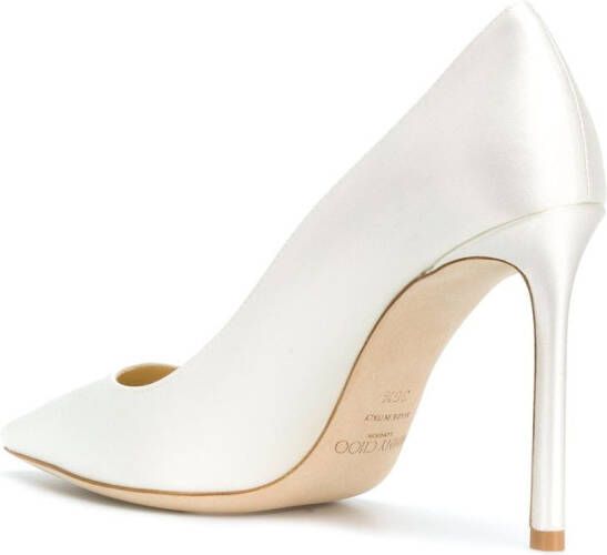 Jimmy Choo Romy 100 pumps Wit