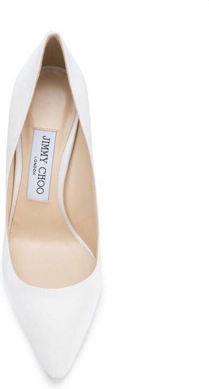 Jimmy Choo Romy 100 pumps Wit