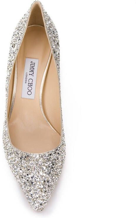 Jimmy Choo Romy pumps Zilver