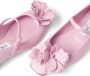Jimmy Choo Rosa ballerina's met bloemenpatch Roze - Thumbnail 5