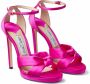 Jimmy Choo Rosie sandalen met satijnen afwerking Roze - Thumbnail 7