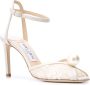 Jimmy Choo Sacora sandalen verfraaid met parels Beige - Thumbnail 8